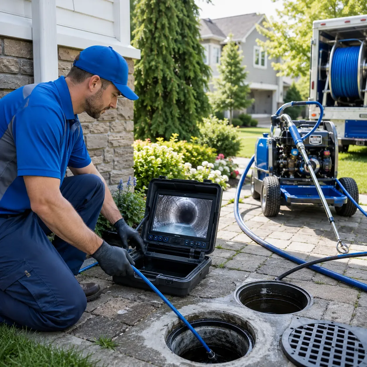 Outdoor drain cleaning professionals serving Indianola, MS